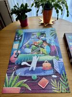 Puzzle „Girl & Cats“ von Magnolia-Puzzles; 1000 Teile