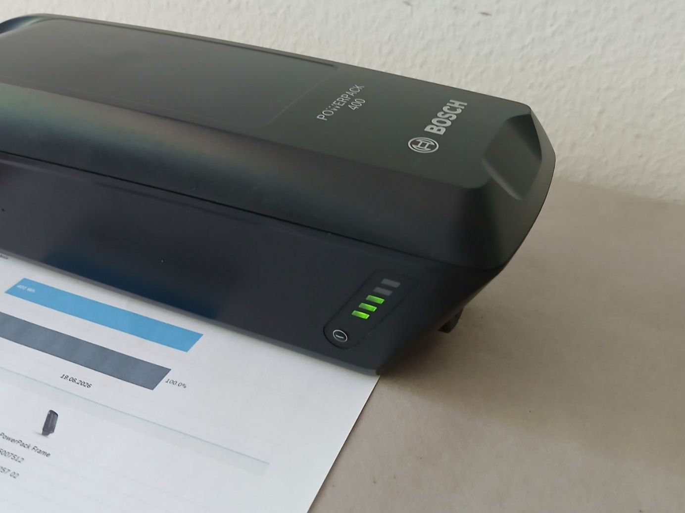 Bosch Akkus: Bosch Powerpack 400 mit 400Wh 100% / inklusive Messbericht – Gebraucht aus Winterthur von .-thx-. 2