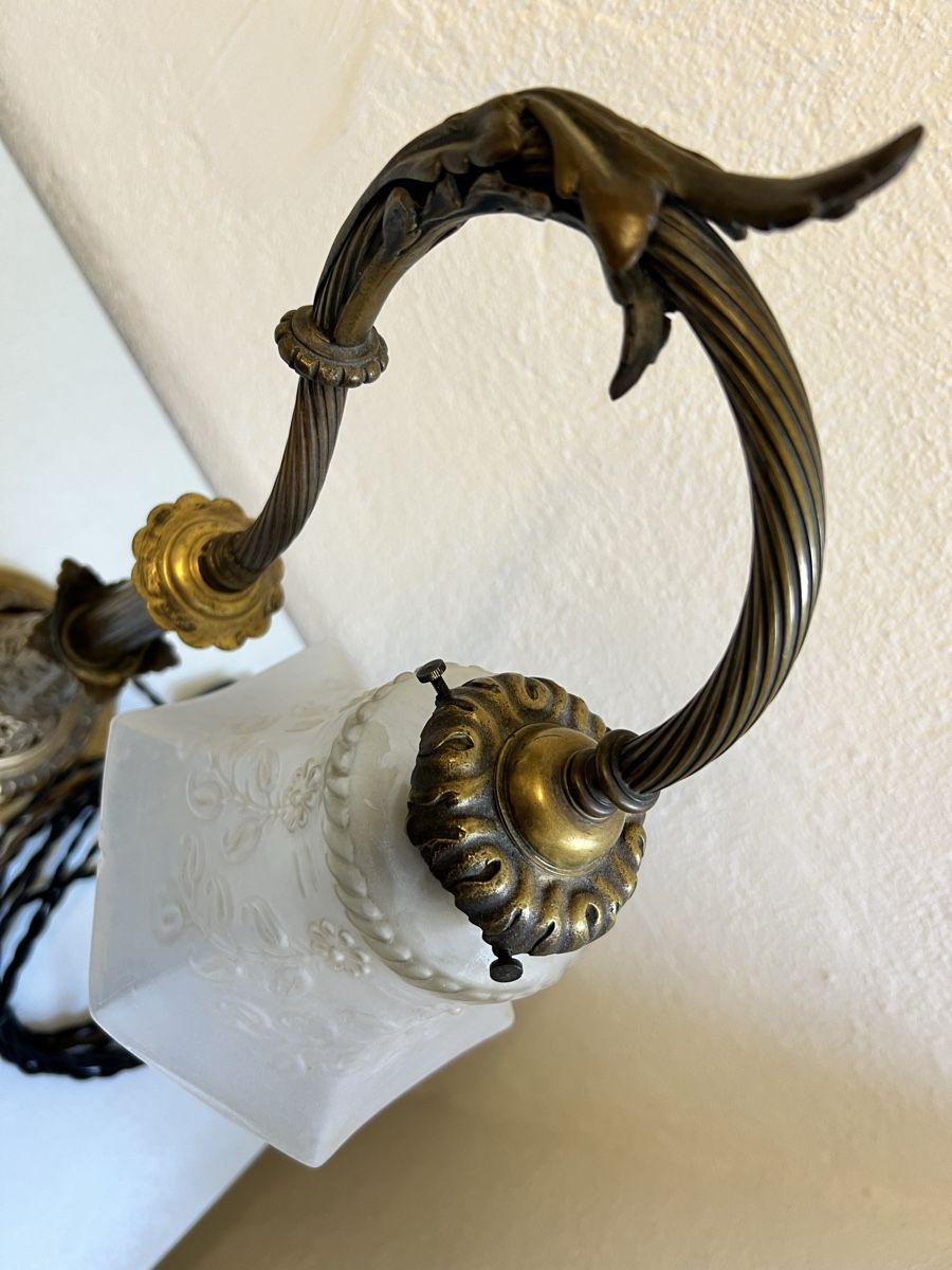 Lampade: Antiker Schön Jugendstil Lampe – Usato da Hombrechtikon venduto da vespa1954 4