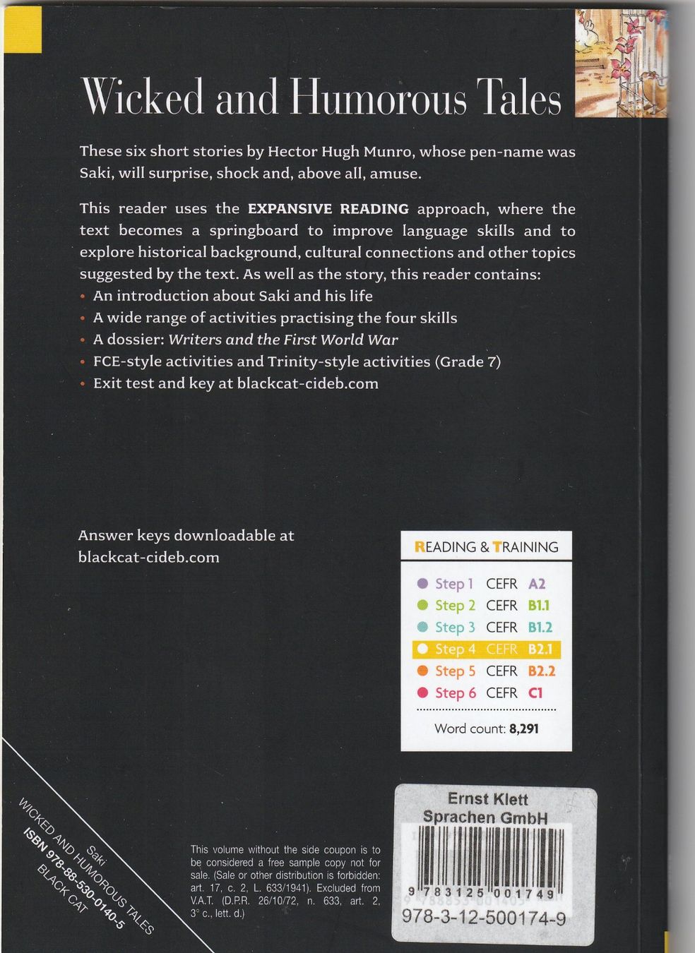 Libri: Wicked and Humorous Tales, Step 4, Level B2.1, with "Key" – Usato da Uster venduto da wings02 1