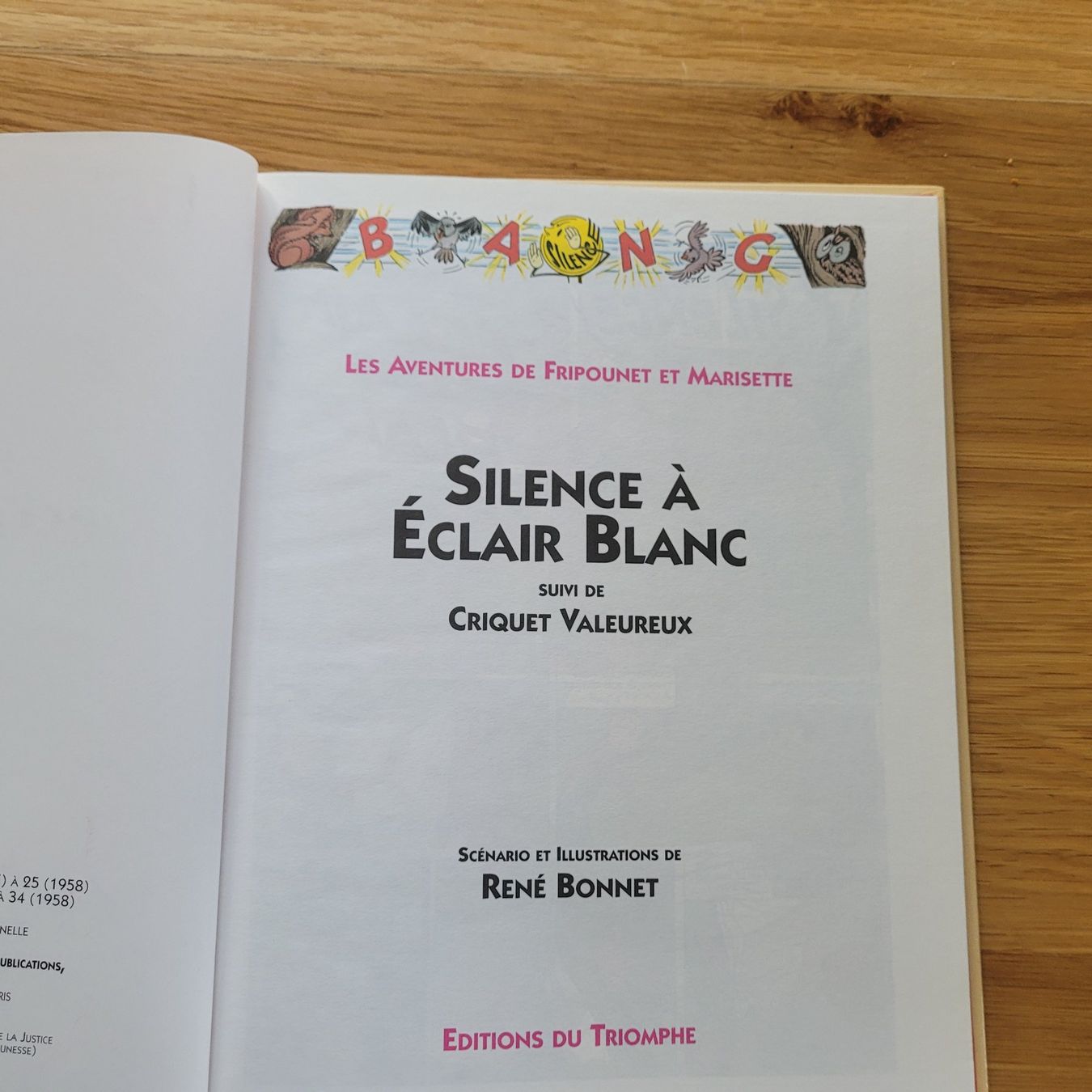 Fumetti: BD EO Frioounet & Marrisette Silence à éclair blanc – Usato da Biel/Bienne venduto da Destockweb 1
