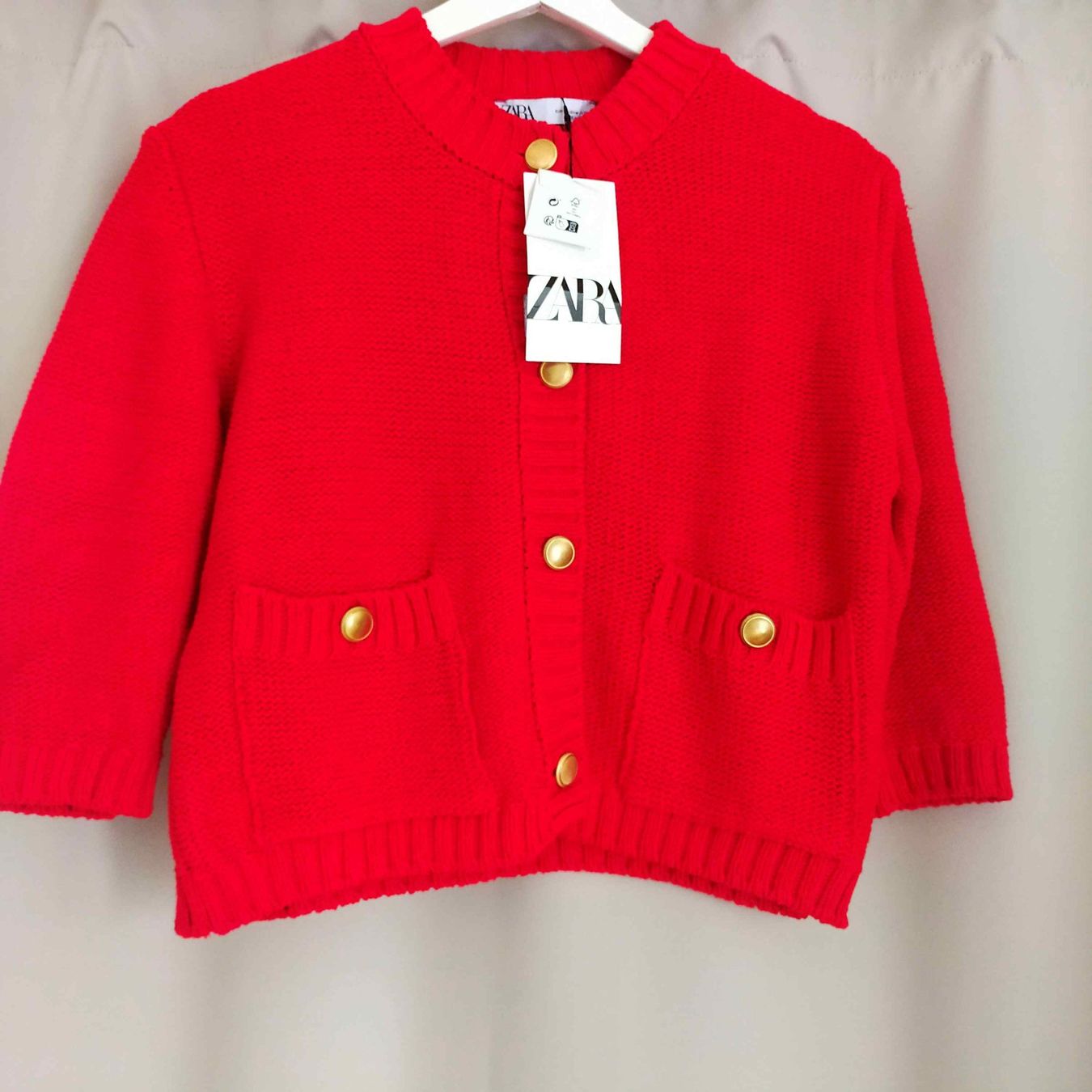 Zara Giacche: Cardigan aus Baumw. & Viskose, Gr. M, NEU – Nuovo e nell'imballaggio originale da Zürich venduto da cas_9jbv