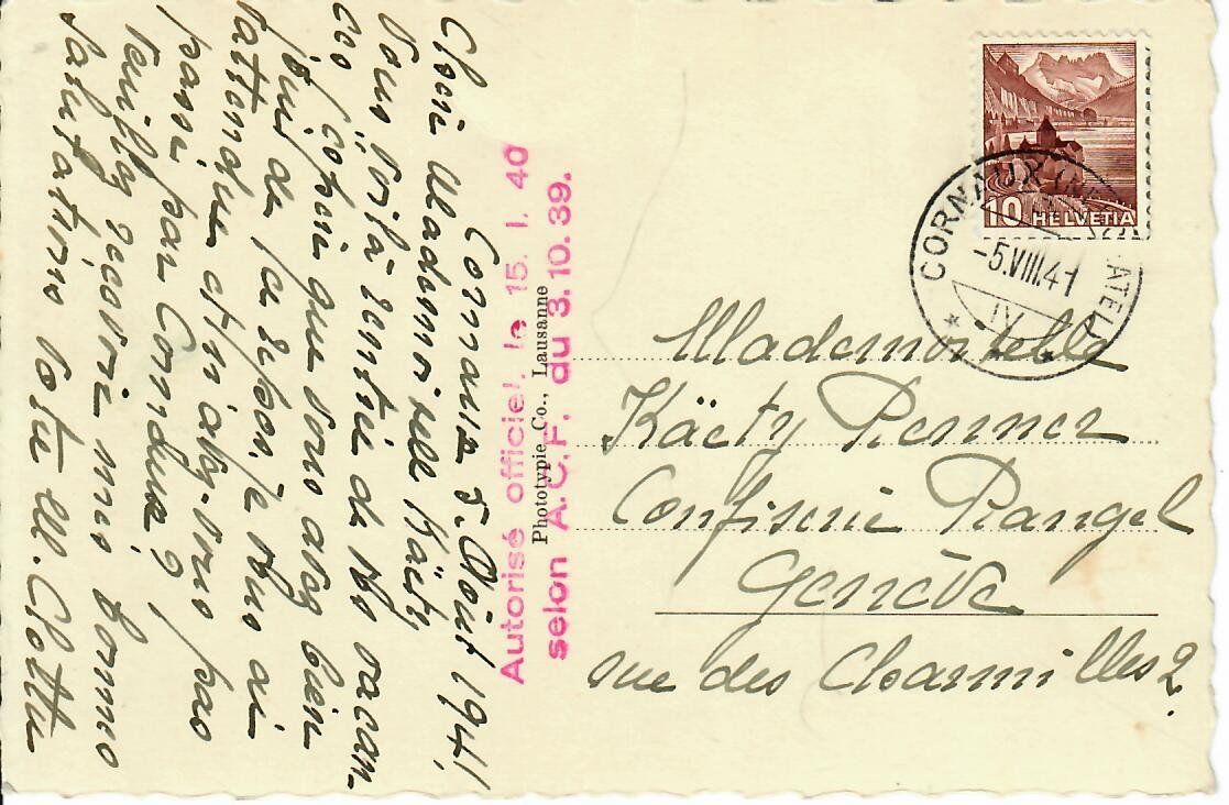 Cartes postales: Cornaux  1941 – D'occasion à Hochdorf par Ziegel-16 1