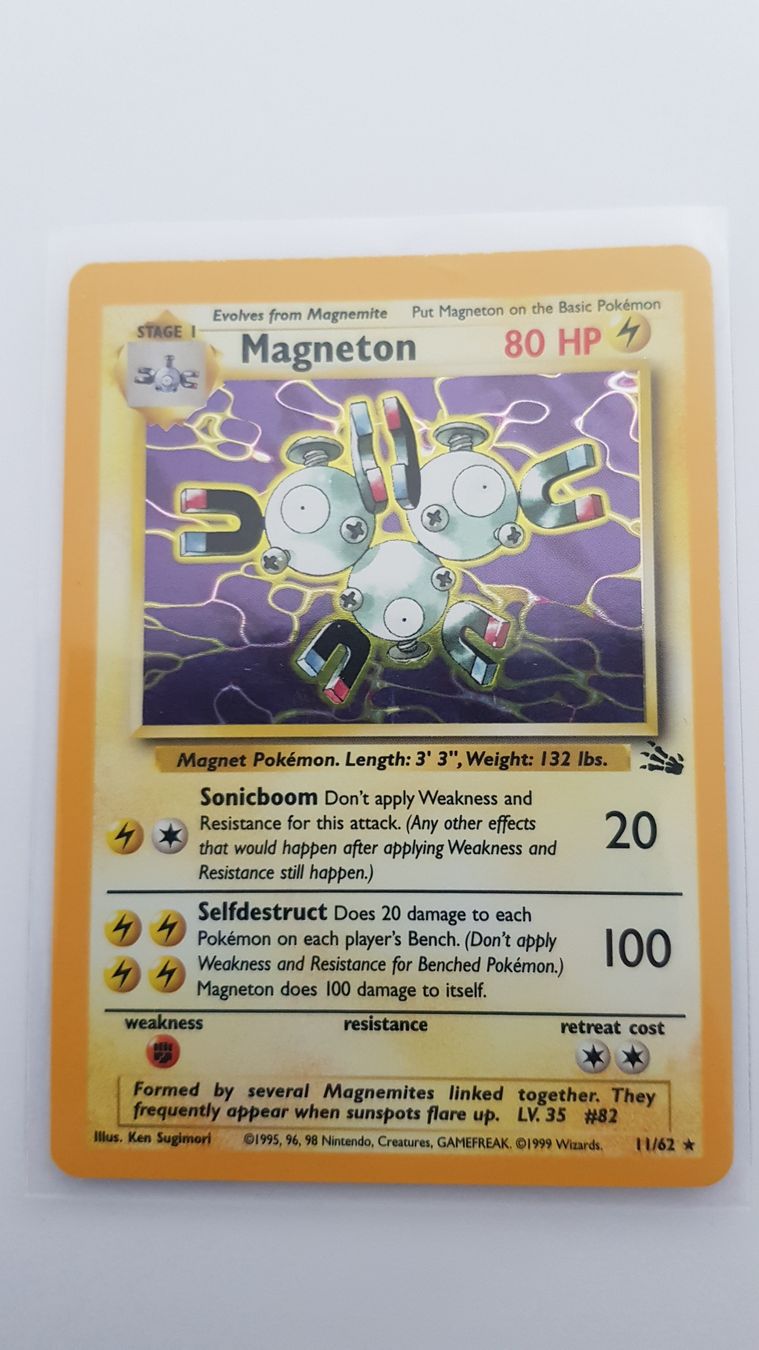 Pokémon Carte collezionabili: Jungle - 11 - Magneton – Usato da Neuchâtel venduto da bilao