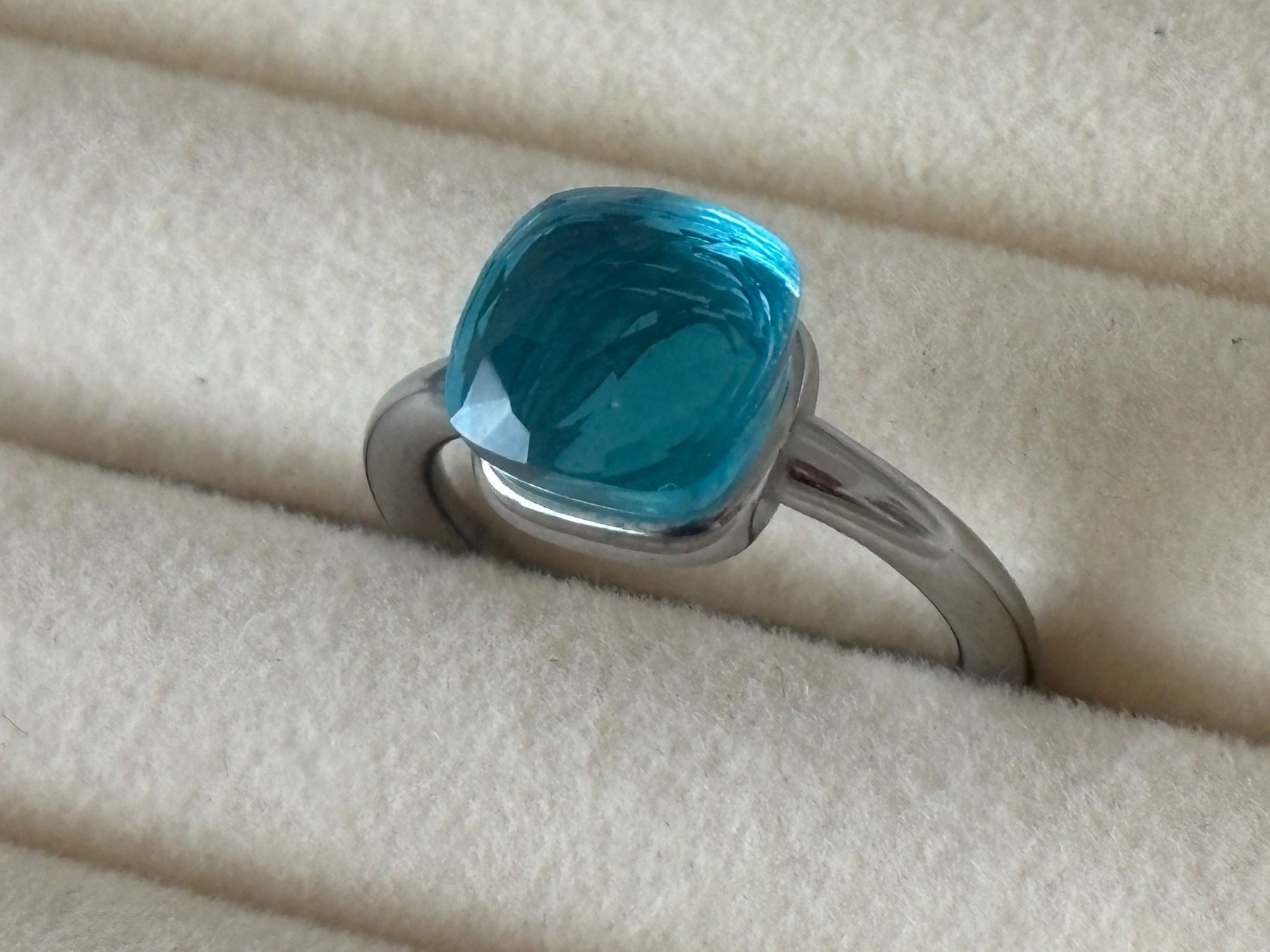 Anelli: Luxus Elegante Gr: 17/7 Ring  Farbe : Silber – Nuovo (secondo la descrizione) da Biel-Bienne venduto da Roserosse13 2