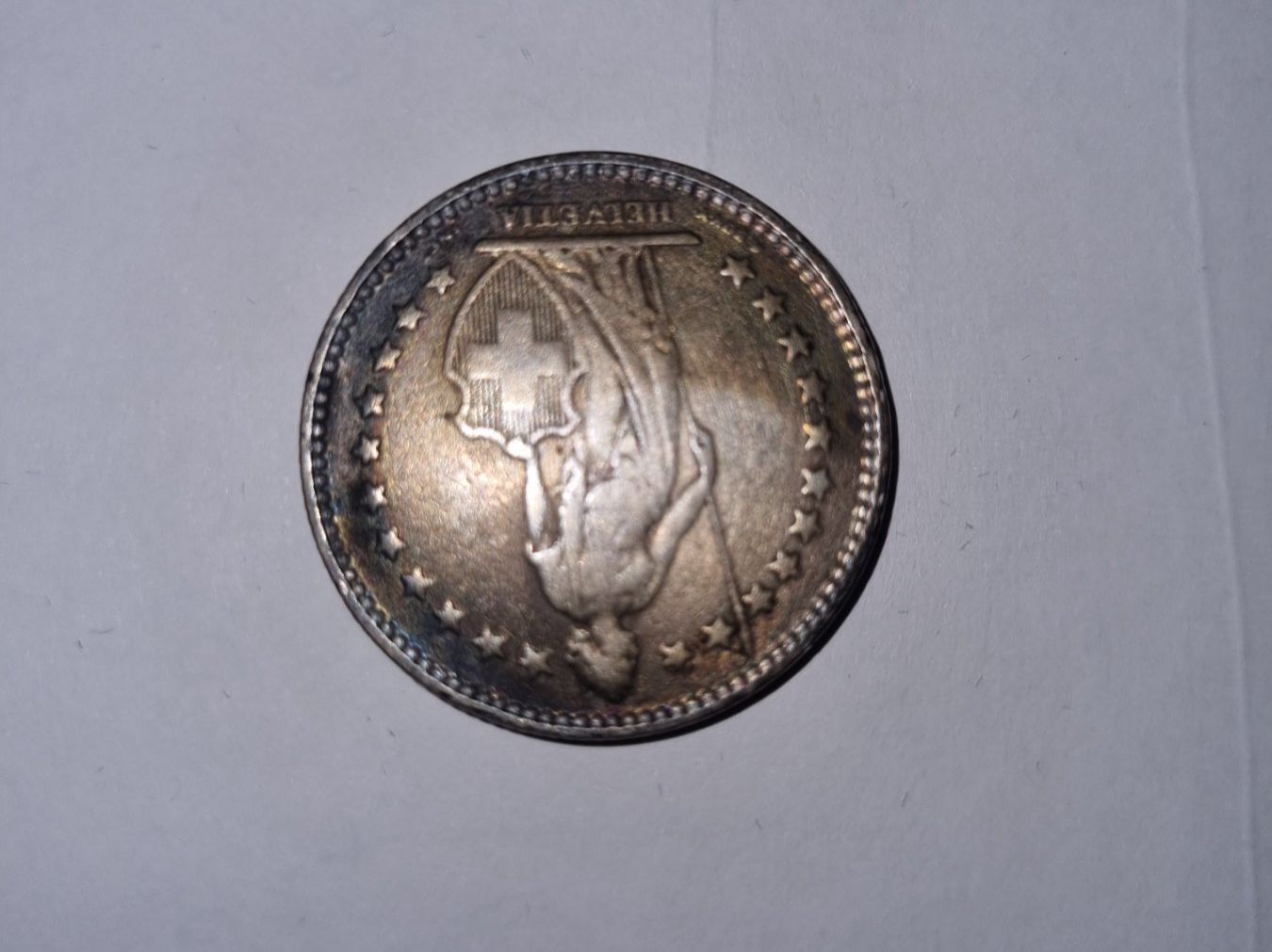 Toutes les monnaies: Pièce de 2 francs Suisse de 1920. – D'occasion à Saicourt par FWNC 1