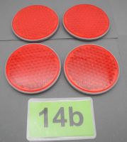 4 Stk. Rückstrahler Katzenaugen rot, Nr. 14b