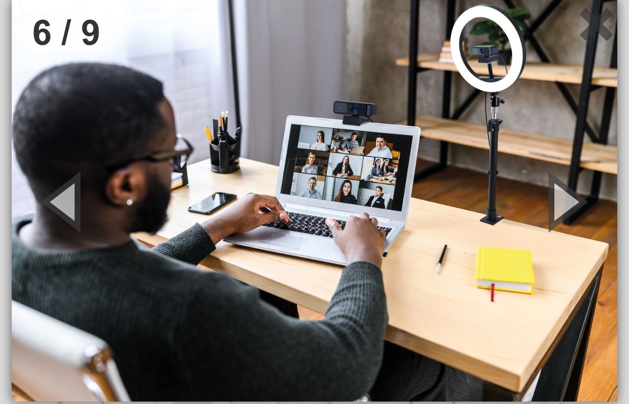 Webcam: KENS K87653 Video, Licht, Ringleuchte, mit Webcam-Halterung – Nuovo e nell'imballaggio originale da Necker venduto da liq24 4