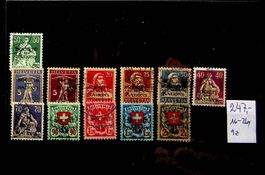 SUISSE SERVICES TIMBRES OBLITÉRÉS SDN SBK 247.00 /U721