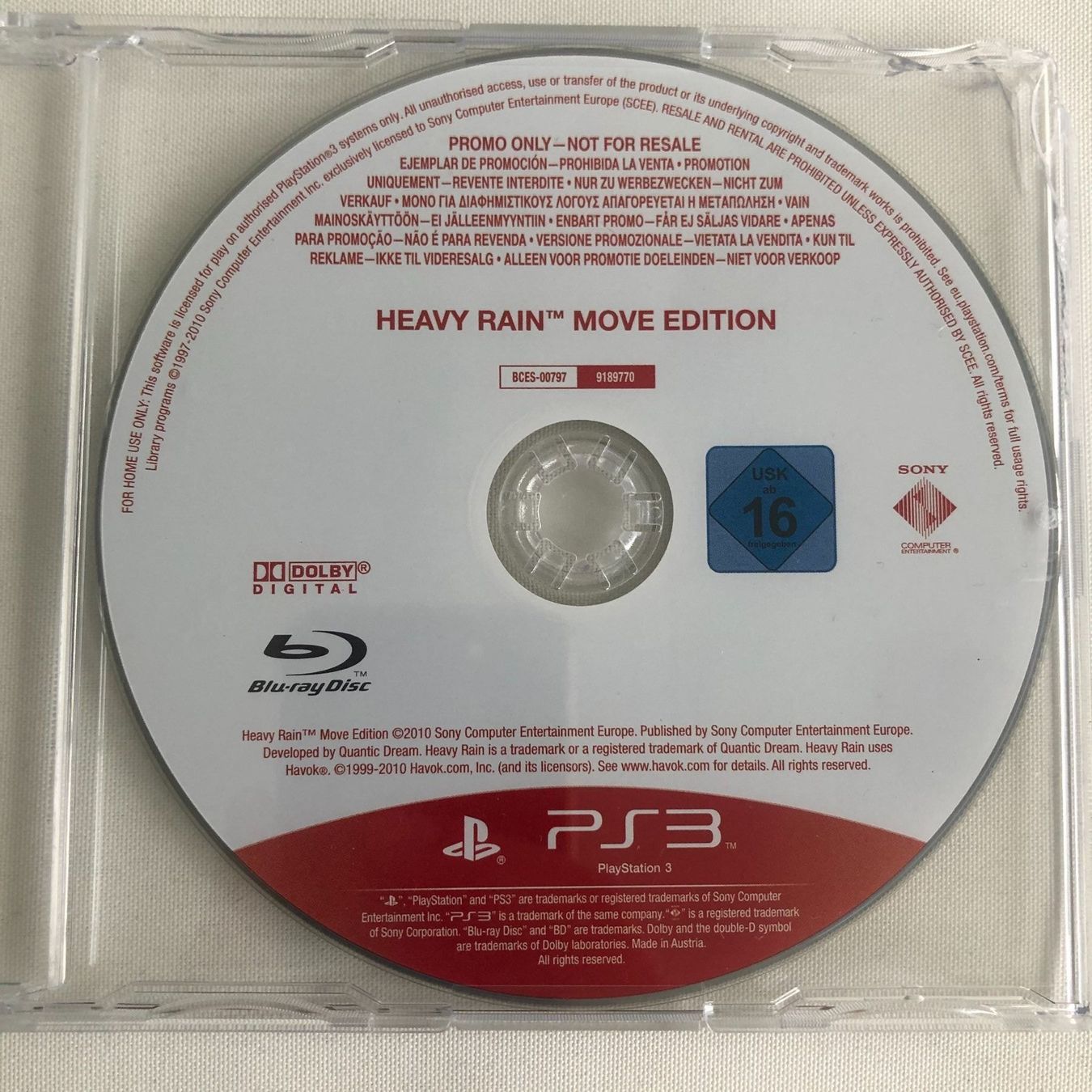 Sony Giochi: Heavy Rain Move Edition - PS 3 – Usato da Nussbaumen AG venduto da Pika-Shop