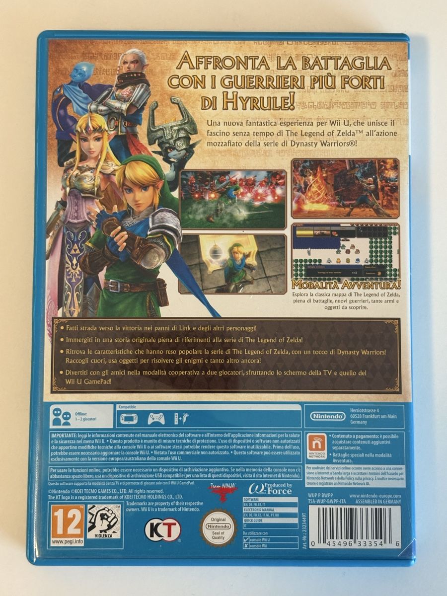 Nintendo Giochi: Hyrule Warriors for Wii U Nintendo - Mint – Nuovo (secondo la descrizione) da Zürich venduto da Collecting-World 1