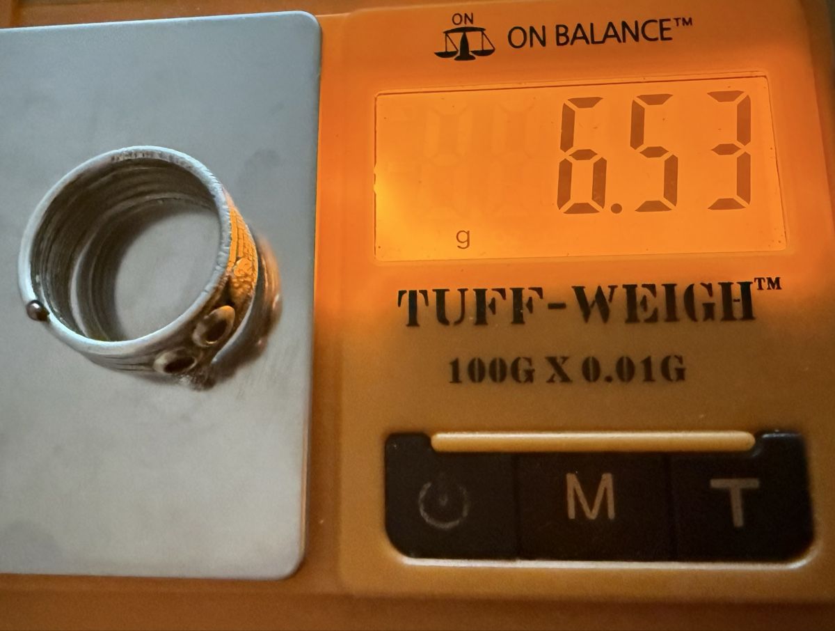 Anelli: Ring Schlangenring Gold und Silber Fingerring – Usato da Goldach venduto da Donpancho 5