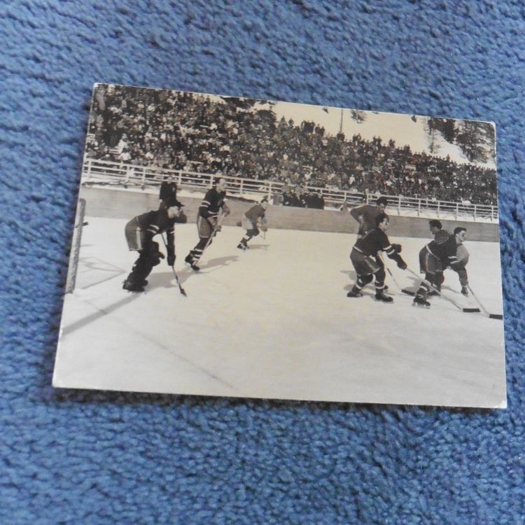 St.Moritz,Foto,1928,EishockeyMatch,Olympische Winterspiele Kaufen