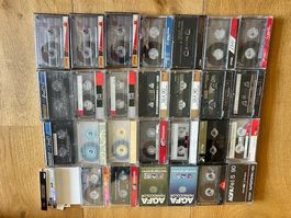 Kassetten TDK Sony etc 27 MC K7 plus diverse