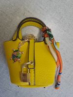 [14] Schlüsselanhänger Minibag gelb