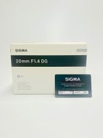 Sigma 20mm 1.4 Art für Nikon