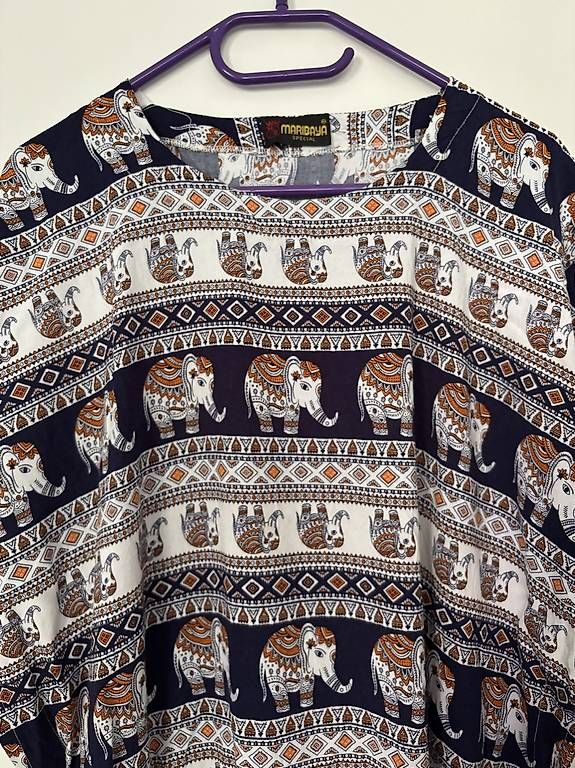 Tuniche: Indische Tunika /Sommer Kleid  – Usato da Oberdiessbach venduto da shan26 1