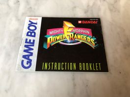 ANLEITUNG FÜR MIGHTY MORPHIN POWER RANGERS GAME BOY