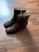 Tods Stiefelette Krokodilleder Braun
