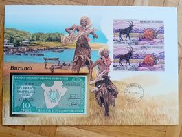 Banknotenbrief Burundi