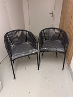 Kave Home Yanet Gartenstühle, neu, Schwarz, Top Zustand!