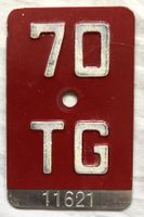 Velo - Nummernschild - TG 70