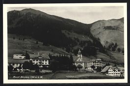 Sörenberg, Ortsansicht mit Kirche vor B