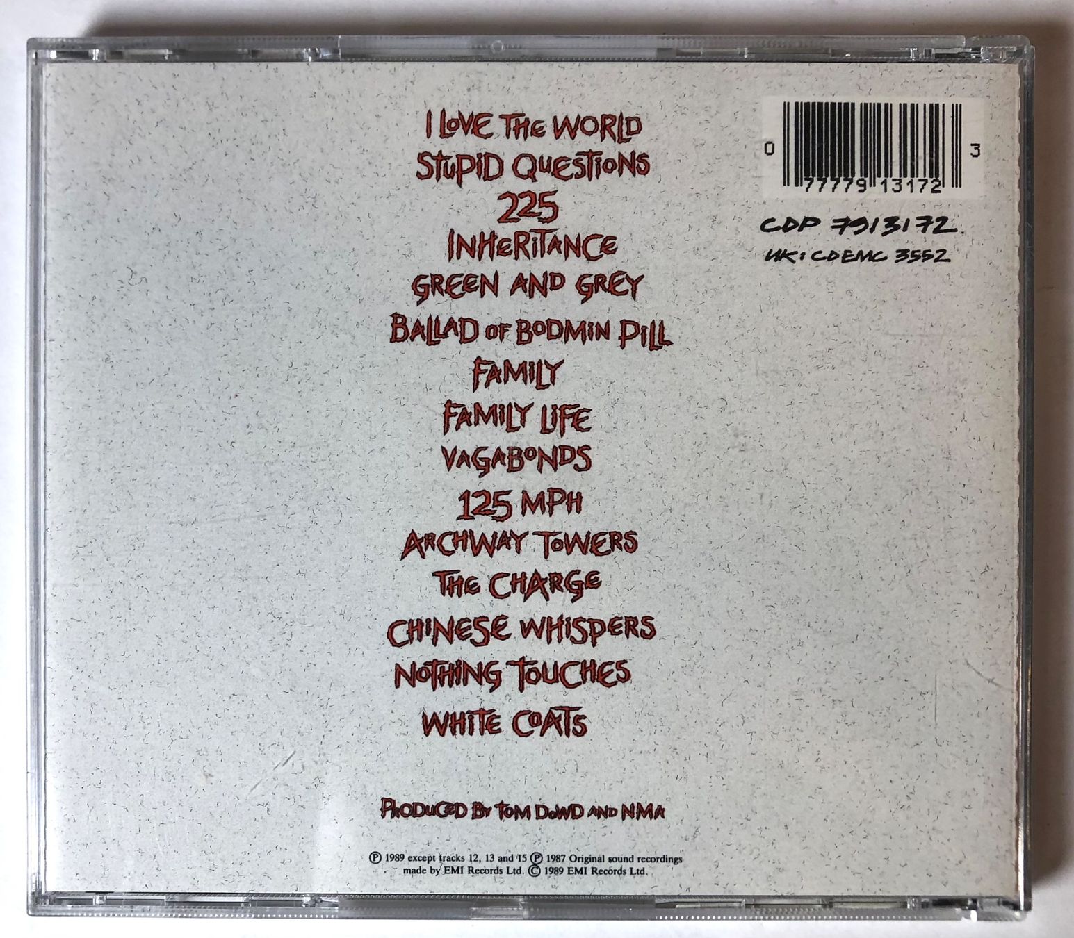 CD: NEW MODEL ARMY - THUNDER AND CONSOLATION – Usato da Poliez-Pittet venduto da Newtown-Records 1