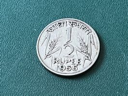 1 Rupee Münze Indien 1956