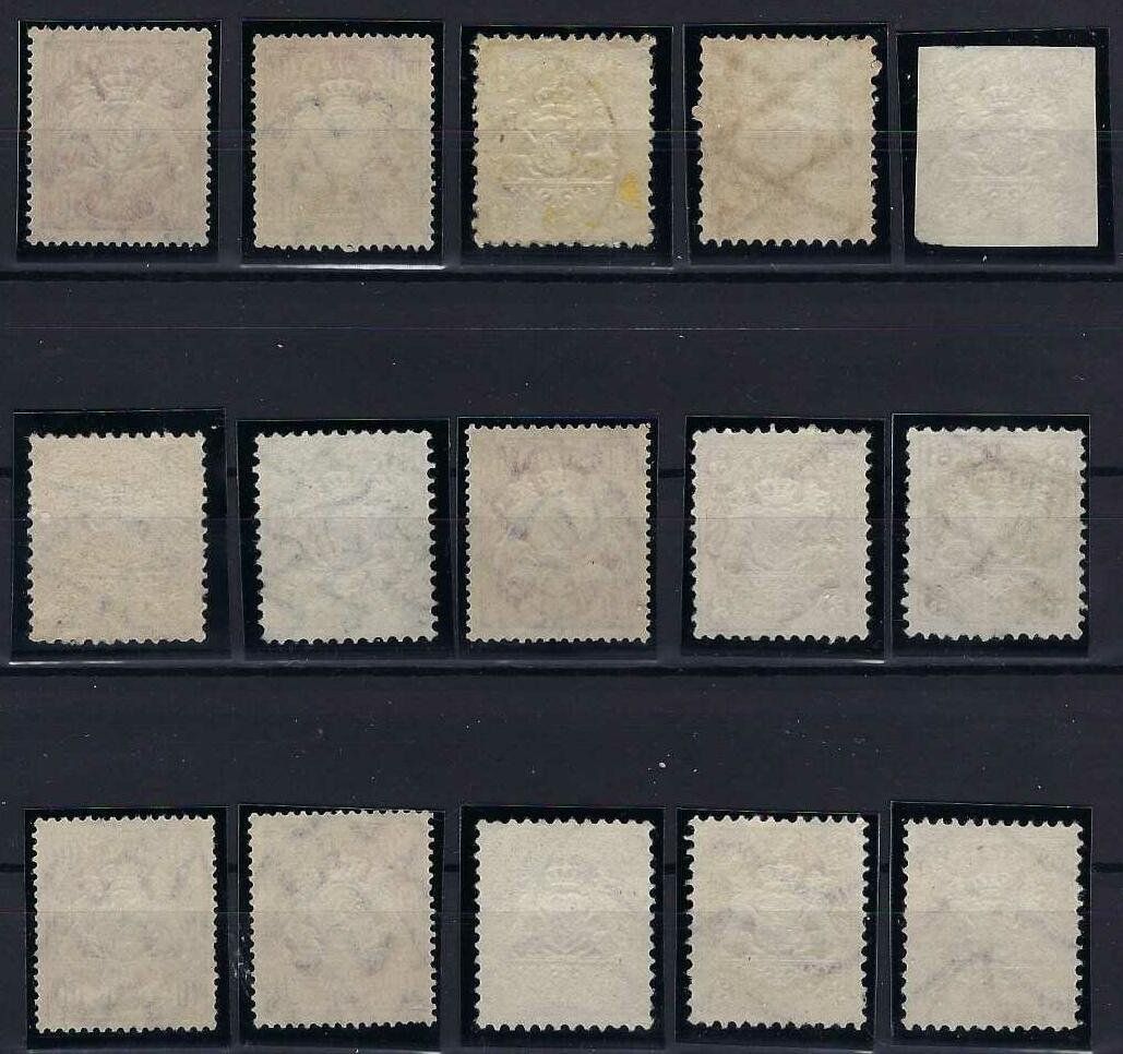 Tous les timbres: Bayern Wappen ca.1880 saubere Werte gest. – D'occasion à Hitzkirch par walti1959 1