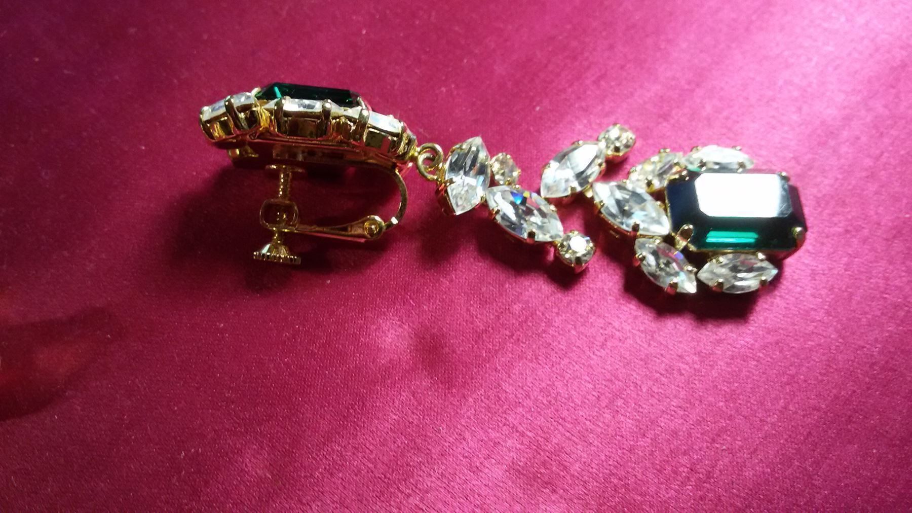 Ohrringe & -stecker: markante Ohrringe mit Strass – Gebraucht aus Bischofszell von Joachim-115 2
