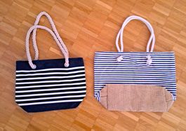 Sommer- Set, Streifenlook