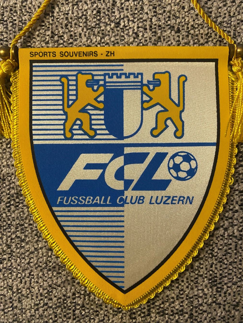 Fanion Ancien FC Luzern Suisse - Football - Très Bon état