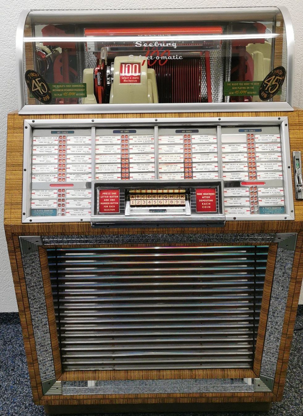 Jukebox: Musikbox Seeburg M100B – Usato da Geroldswil venduto da jukeman 1