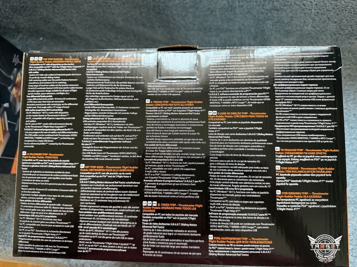 Thrustmaster Controller: Thrustmaster TFRP FlightRuder Pedals + Joystick/Dual Throttl – Nuovo (secondo la descrizione) da Murgenthal venduto da Tina_4055 6