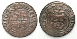 BRANDENBURG Dreipölker 1621 GEORG WILHELM Silber