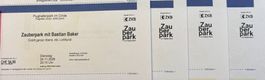 4 Tickets Zauberpark Bastian Baker 24.11.2026 gebraucht