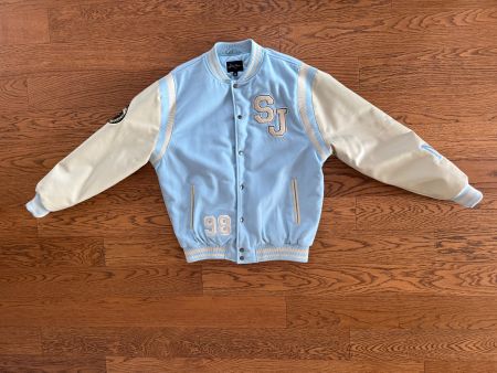 College Jacke hellblau Herbst/Frühjahr