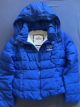 Winterjacke Hollister blau Grösse M guter Zustand