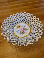 antike Meissen Schale mit Gitterrand 20. Jhd.