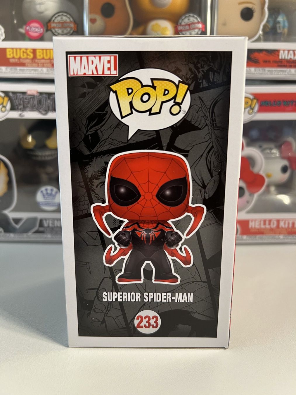 Funko Statuette: Funko POP! Marvel Spider-Man - Superior Spider-Man Limitée – Nuovo e nell'imballaggio originale da Le Mouret venduto da perfectbijou 1