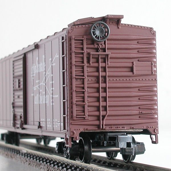 Modellini di ferrovie: US Box Car der Santa Fe ATSF Spur H0 – Usato da Oberwil BL venduto da Klang 2