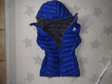 NEUES ODLO Damen Gilet / Weste XS PERTEX QUANTUM m. DAUNEN