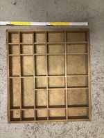 Wooden display shelf 