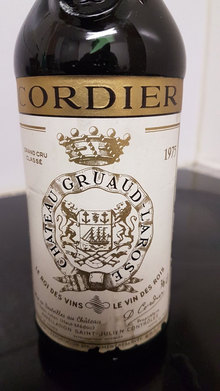 Vino: Chateau Gruaud - Larose 1975   36cl. – Nuovo (secondo la descrizione) da Grenchen venduto da poggione 1