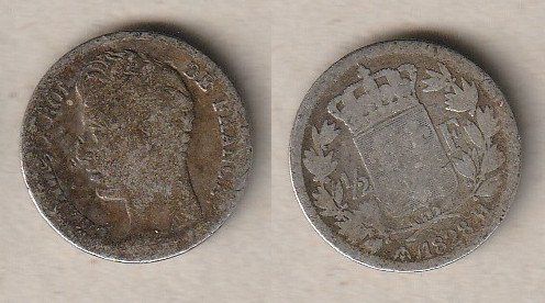 Tutti le monete: Frankreich 50 Centimes 1828 H La Rochelle – Usato da Allschwil venduto da Coinfreak