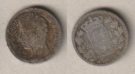 Frankreich 50 Centimes 1828 H La Rochelle