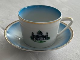 Espressotasse mit Unterteller, Souvenir Basilika Esztergom