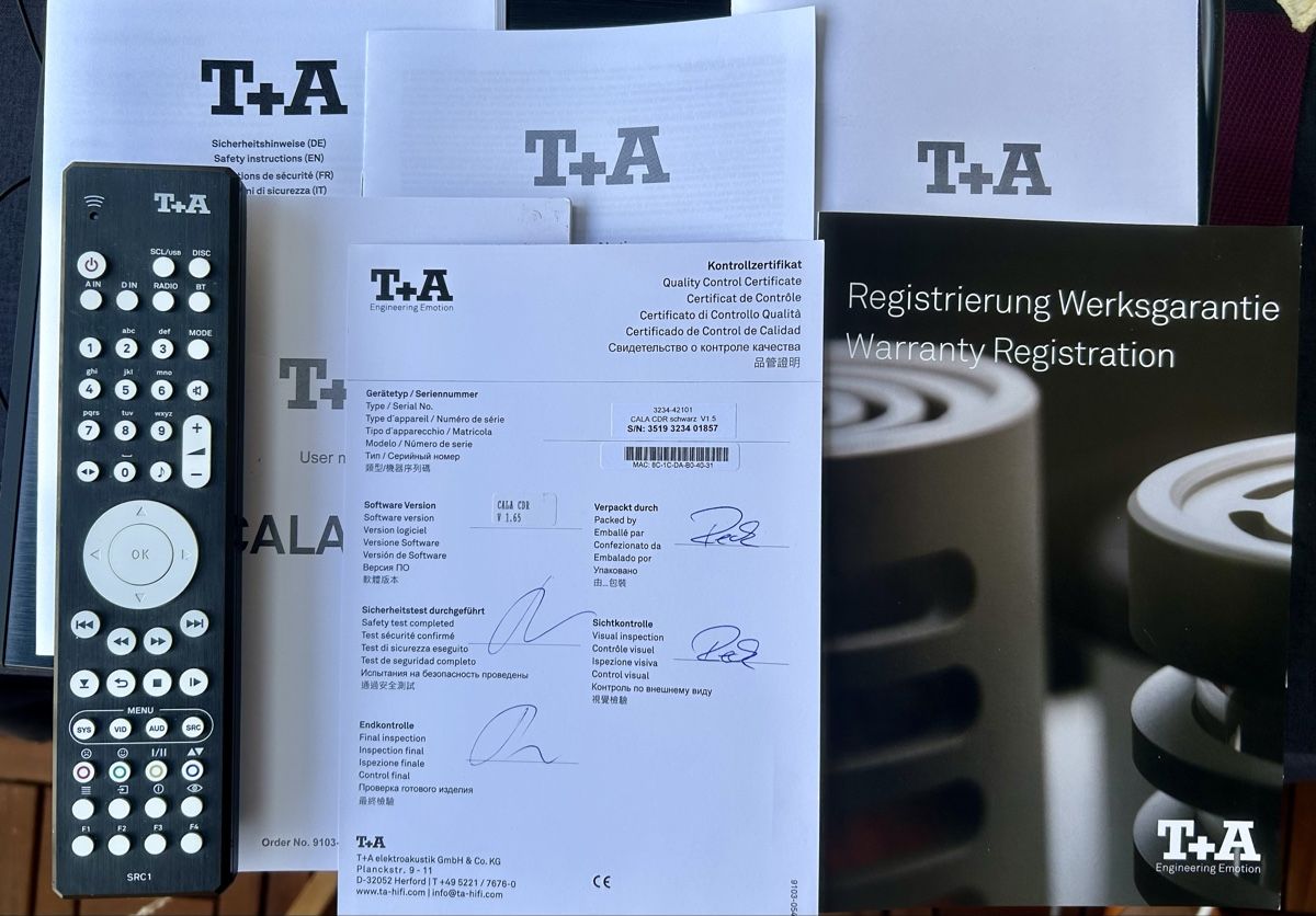 T+A Sistemi audio & multimediali: T+A Cala CDR Streaming Receiver wie neu  – Usato da Frauenfeld venduto da Colonia64 7