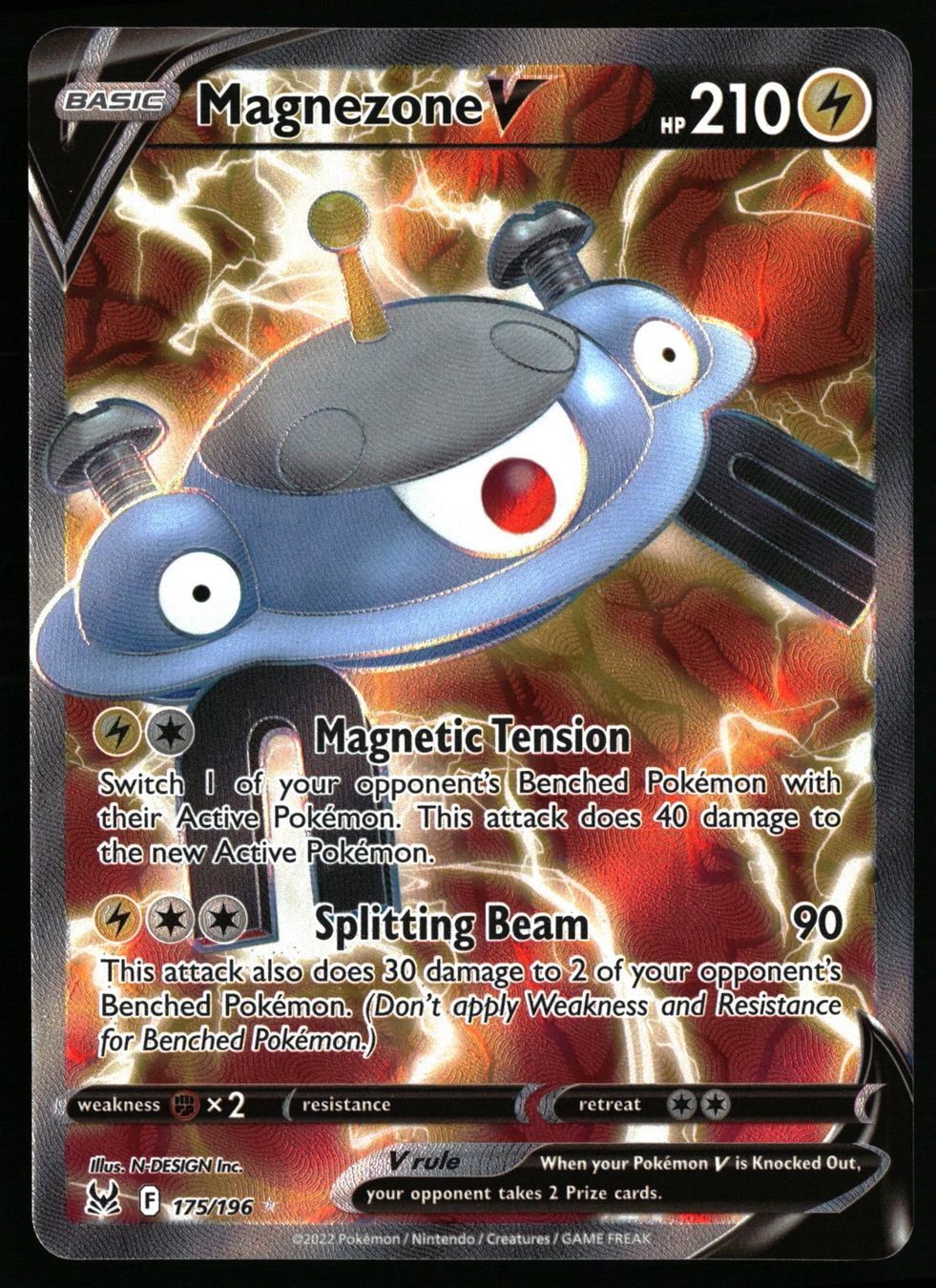 Pokémon Carte collezionabili: Magnezone V #175 Pokemon Lost Origin – Usato da Feuerthalen venduto da Plazatoys